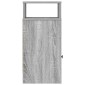 vidaXL Κομοδίνα 2 τεμ. με Συρτάρι Γκρι Sonoma 25x31x66 εκ.