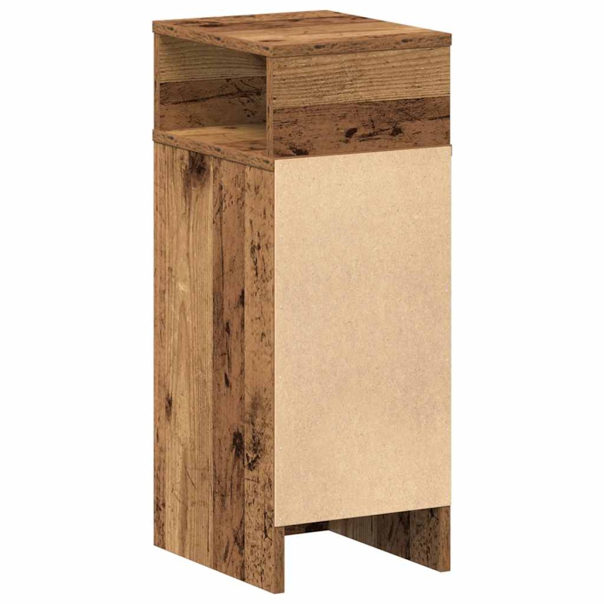 vidaXL Κομοδίνο με Συρτάρι από Παλιό Ξύλο 25x31x66 εκ.