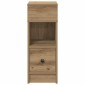 vidaXL Κομοδίνο με Συρτάρι σε Χρώμα Δρυός Artisan 25x31x66 εκ.
