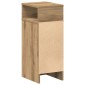 vidaXL Κομοδίνο με Συρτάρι σε Χρώμα Δρυός Artisan 25x31x66 εκ.