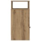 vidaXL Κομοδίνα 2 τεμ. με Συρτάρι Artisan Oak 25x31x66 εκ.