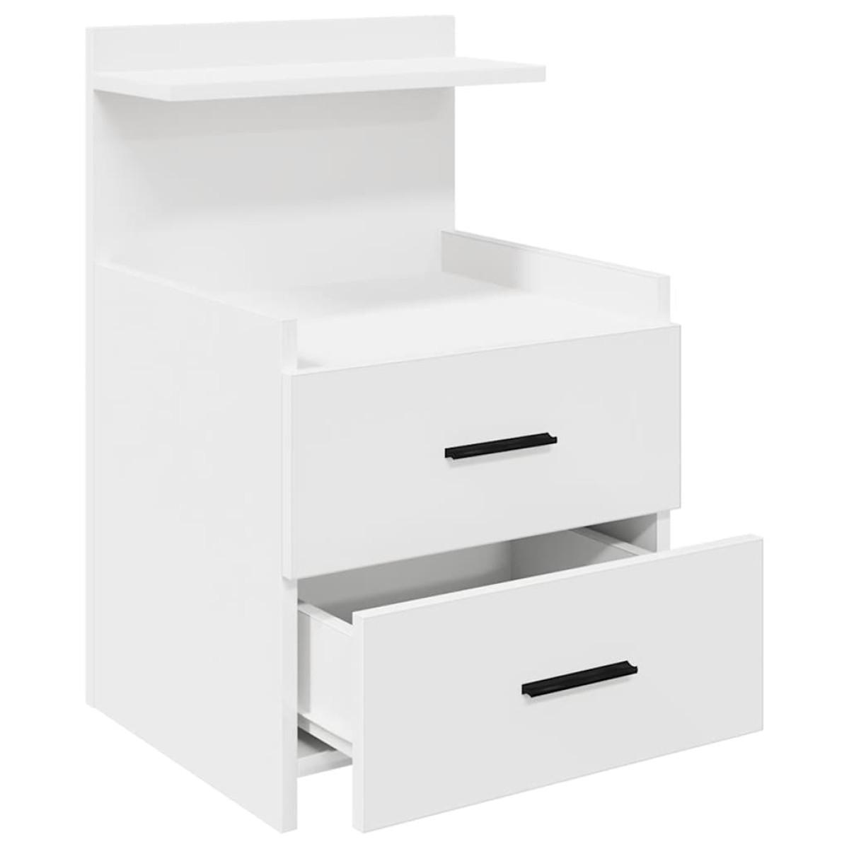 vidaXL Κομοδίνα 2 τεμ. με 2 Συρτάρια Λευκά 40x36,5x62 εκ.