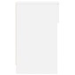 vidaXL Κομοδίνο με συρτάρι Λευκό 20x36x60 cm