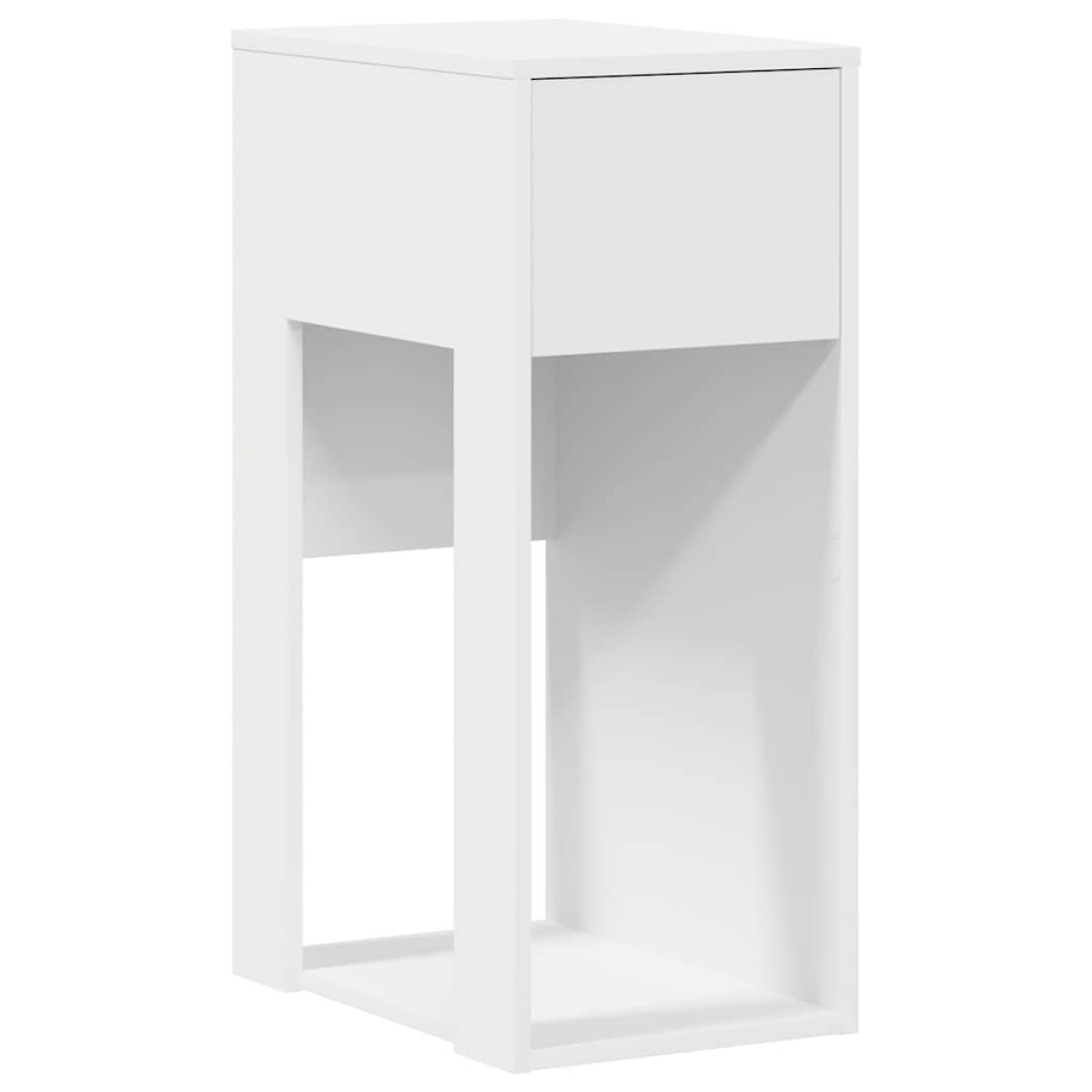 vidaXL Πύργος υπολογιστή με συρτάρι Λευκό 30x44x74 cm