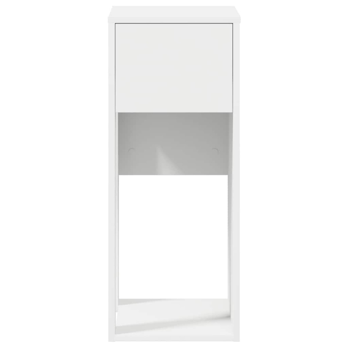 vidaXL Πύργος υπολογιστή με συρτάρι Λευκό 30x44x74 cm
