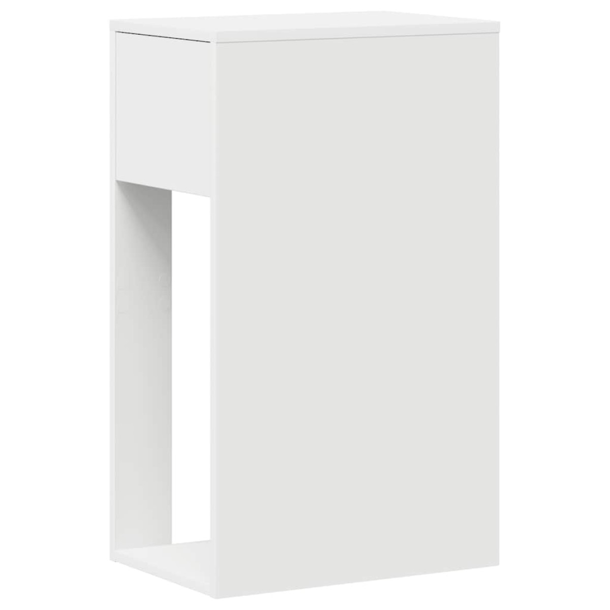 vidaXL Πύργος υπολογιστή με συρτάρι Λευκό 30x44x74 cm