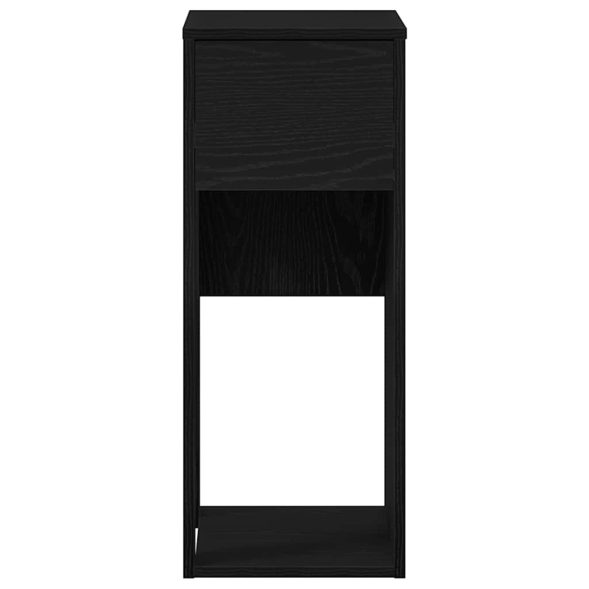 vidaXL Πύργος υπολογιστή με συρτάρι Μαύρο 30x44x74 cm