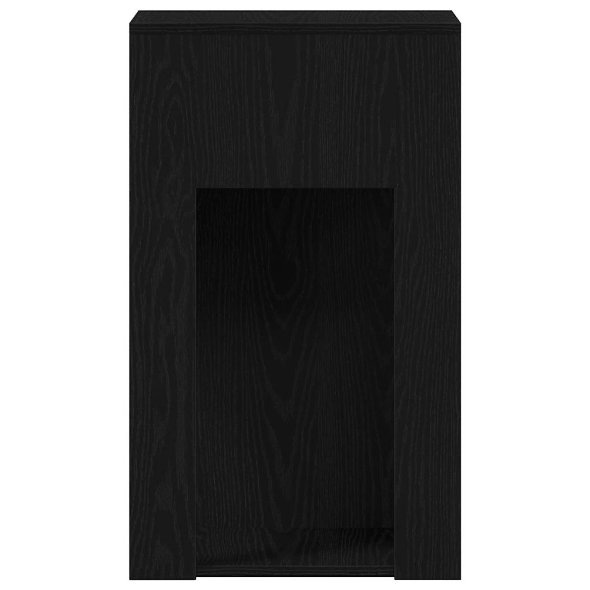 vidaXL Πύργος υπολογιστή με συρτάρι Μαύρο 30x44x74 cm
