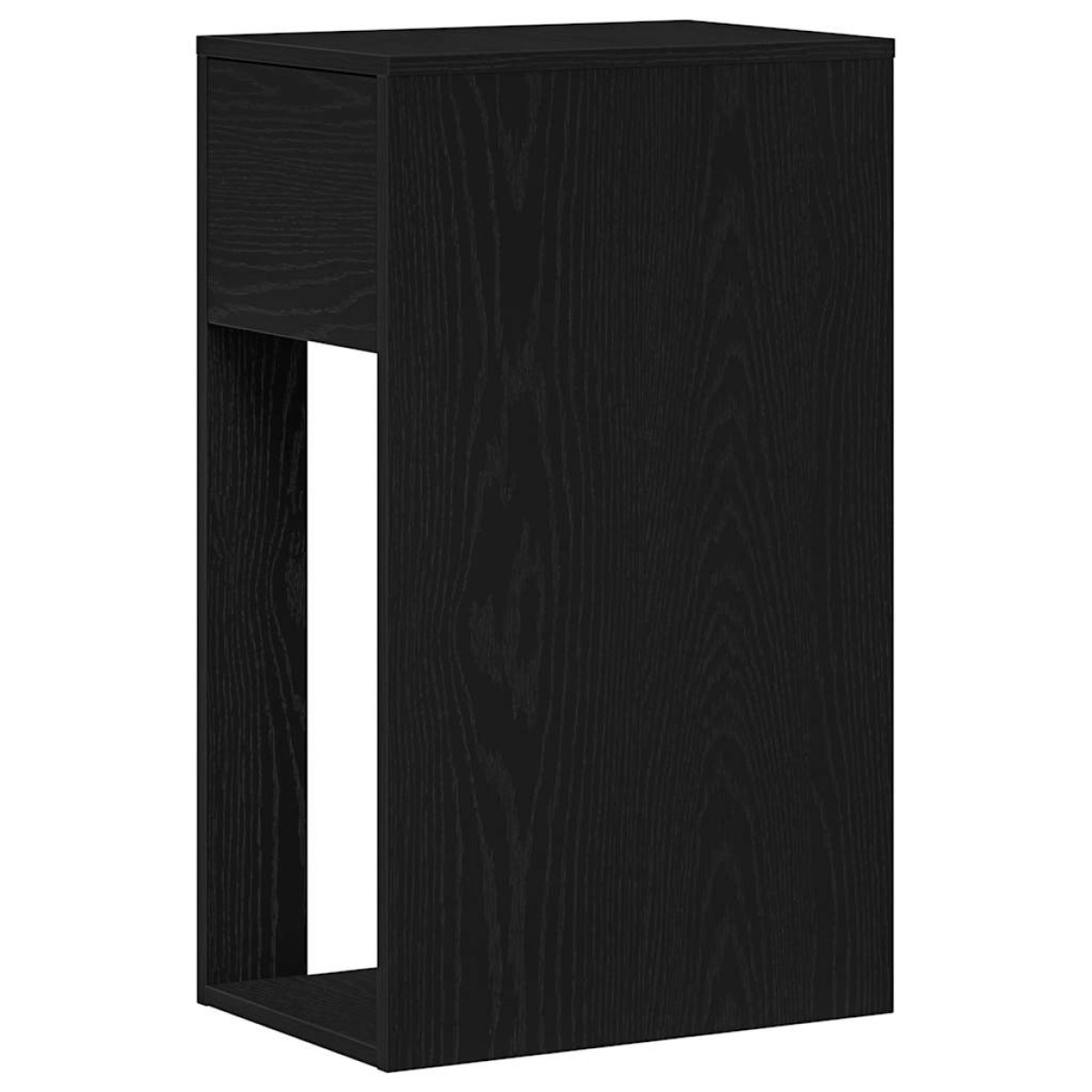 vidaXL Πύργος υπολογιστή με συρτάρι Μαύρο 30x44x74 cm