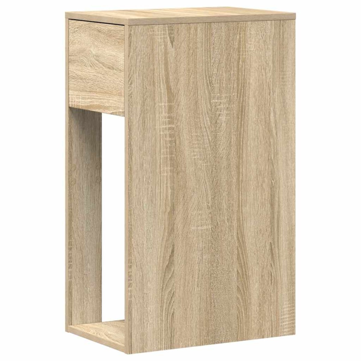 vidaXL Πύργος υπολογιστών με συρτάρι Δρυς sonoma 30x44x74 cm
