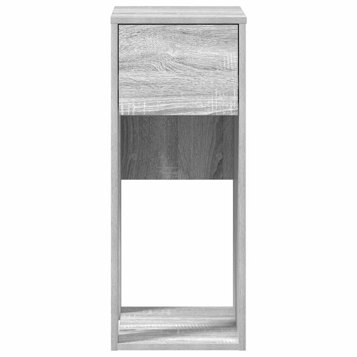 vidaXL Βάση πύργου υπολογιστή με συρτάρι Γκρι Sonoma 30x44x74 εκ.