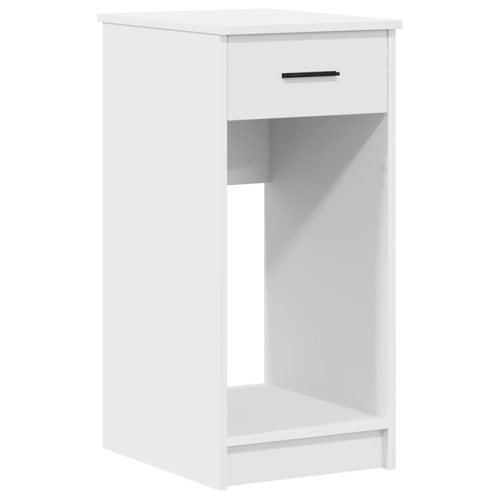 vidaXL Πύργος υπολογιστή με συρτάρι Λευκό 35x45x77 cm
