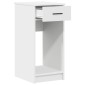 vidaXL Πύργος υπολογιστή με συρτάρι Λευκό 35x45x77 cm