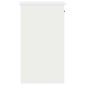 vidaXL Πύργος υπολογιστή με συρτάρι Λευκό 35x45x77 cm