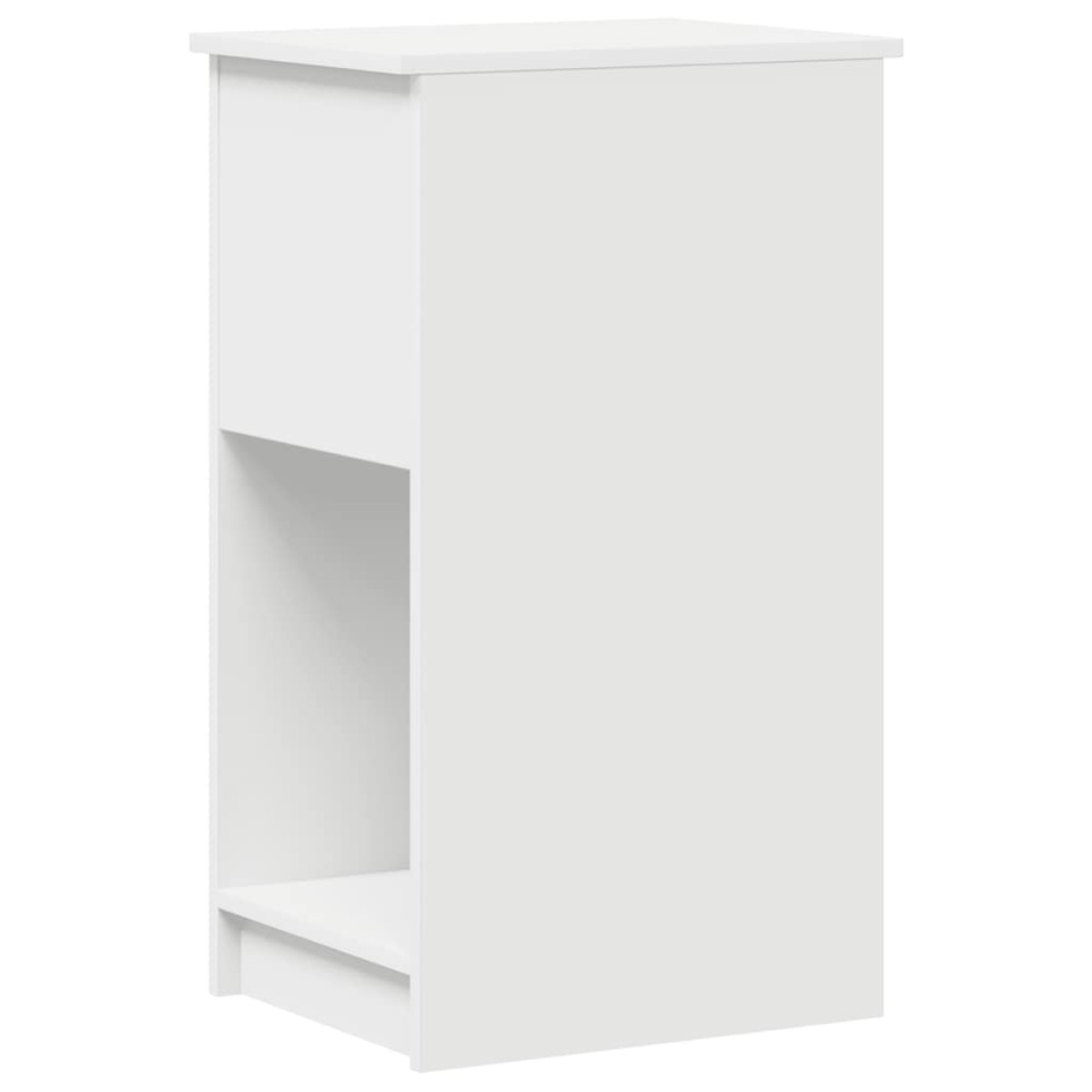 vidaXL Πύργος υπολογιστή με συρτάρι Λευκό 35x45x77 cm