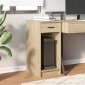 vidaXL Βάση πύργου υπολογιστή με συρτάρι Δρυς sonoma 35x45x77 cm