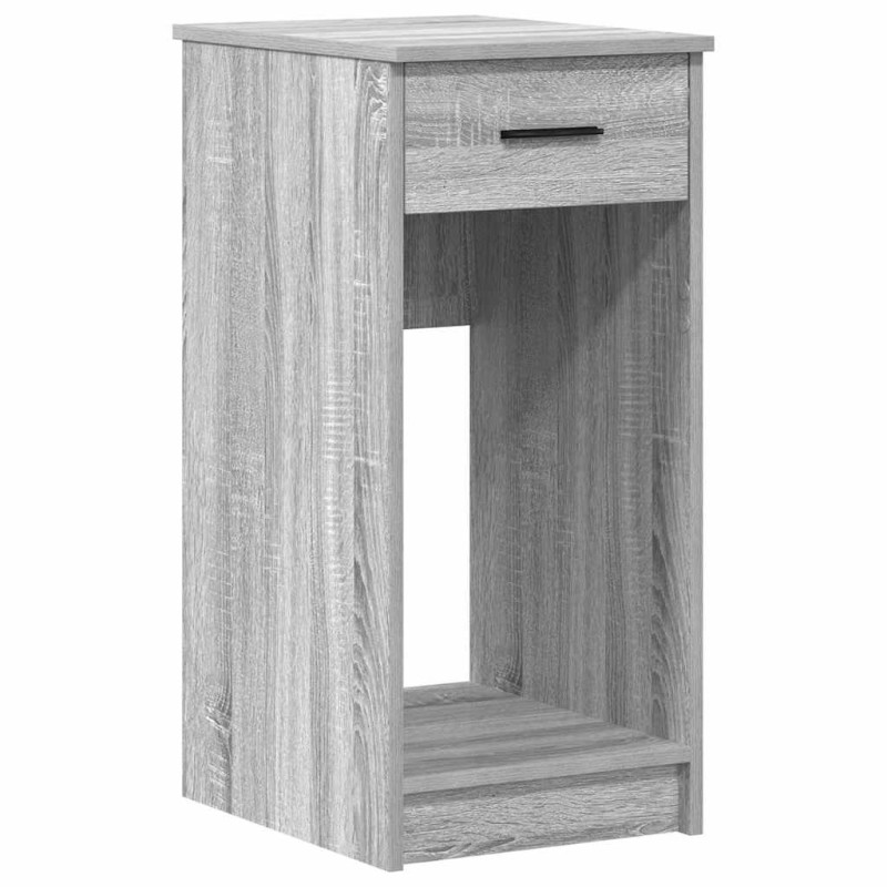 vidaXL Βάση πύργου υπολογιστή με συρτάρι Γκρι Sonoma 35x45x77 εκ.