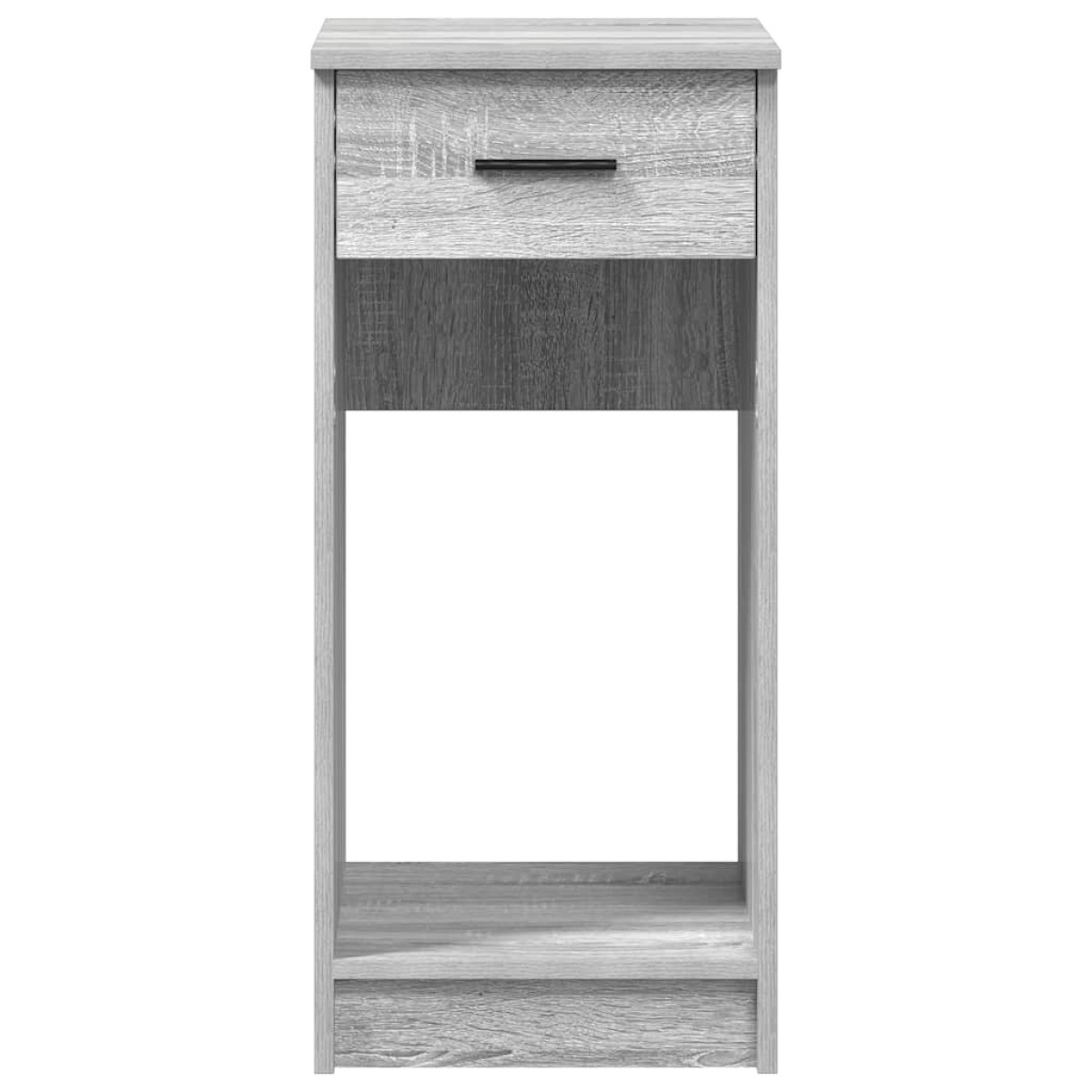 vidaXL Βάση πύργου υπολογιστή με συρτάρι Γκρι Sonoma 35x45x77 εκ.