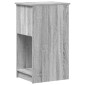 vidaXL Βάση πύργου υπολογιστή με συρτάρι Γκρι Sonoma 35x45x77 εκ.