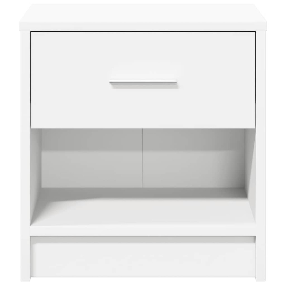vidaXL Κομοδίνο με Συρτάρι Λευκό 39 x 28 x 41 εκ.