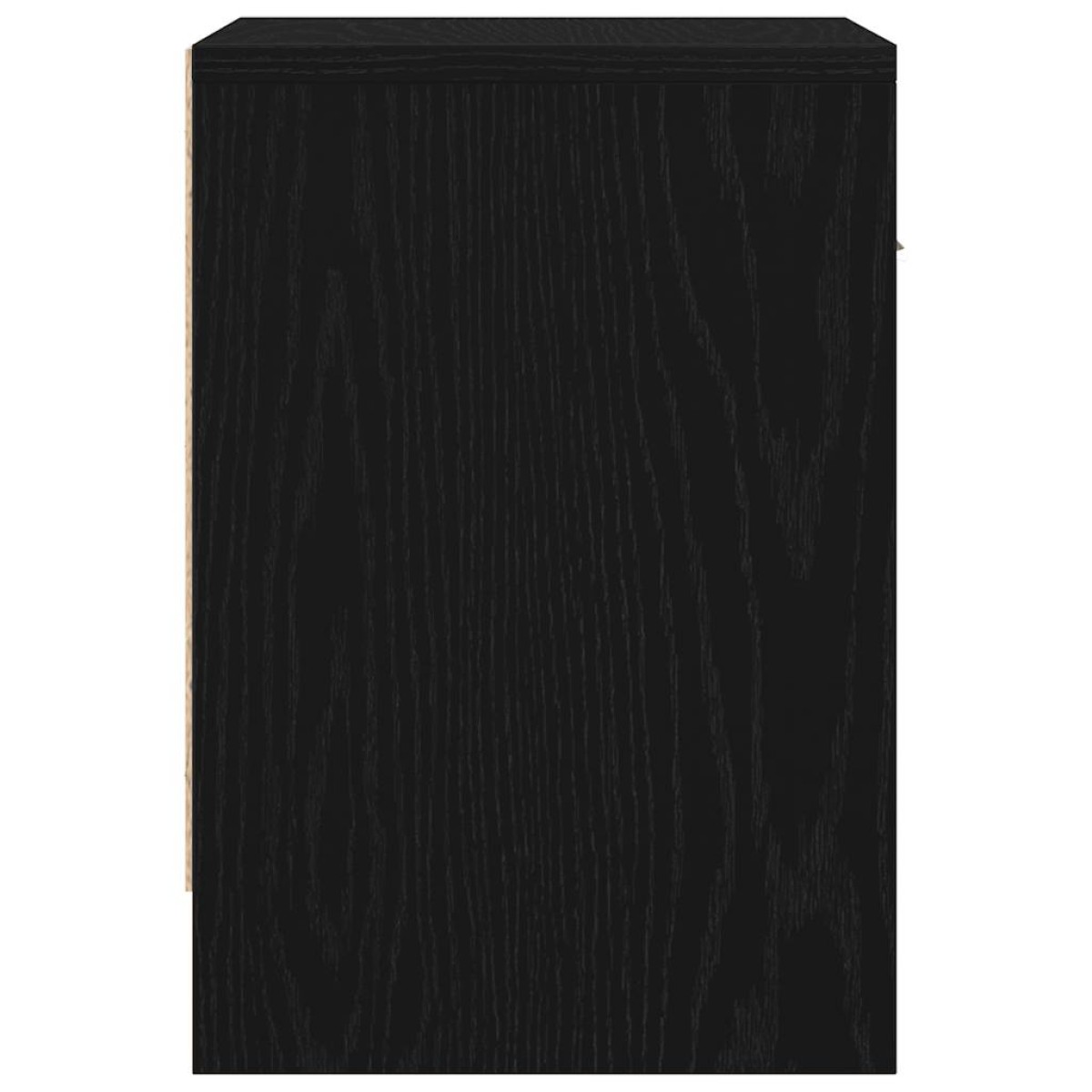 vidaXL Κομοδίνα 2 τεμ. με Συρτάρι Μαύρα 39x28x41 εκ.