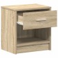 vidaXL Κομοδίνο με Συρτάρι σε Χρώμα Sonoma Δρυς 39 x 28 x 41 εκ.