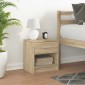 vidaXL Κομοδίνο με Συρτάρι σε Χρώμα Sonoma Δρυς 39 x 28 x 41 εκ.
