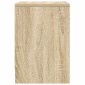 vidaXL Κομοδίνα 2 τεμ. με Συρτάρι Sonoma Δρυς 39 x 28 x 41 εκ.