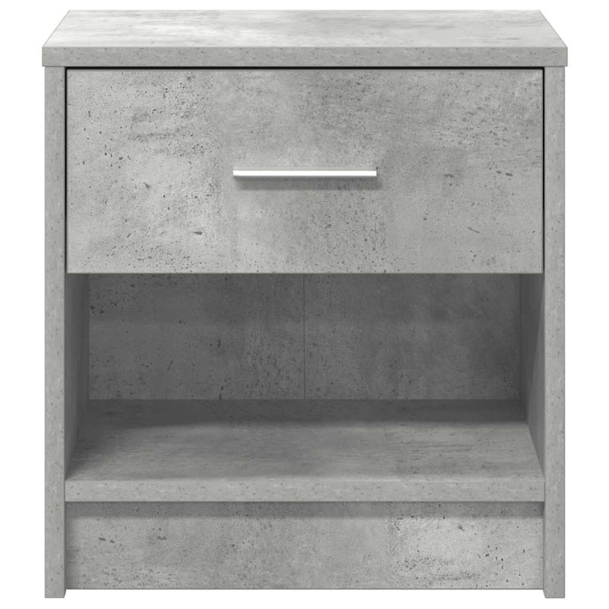 vidaXL Κομοδίνο με Συρτάρι Γκρι Σκυρόδεμα 39 x 28 x 41 εκ.