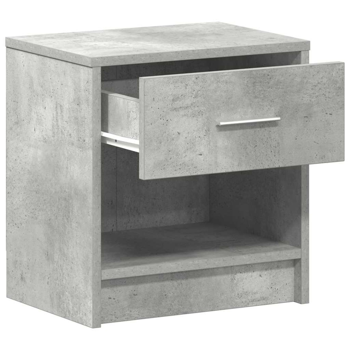 vidaXL Κομοδίνο με Συρτάρι Γκρι Σκυρόδεμα 39 x 28 x 41 εκ.