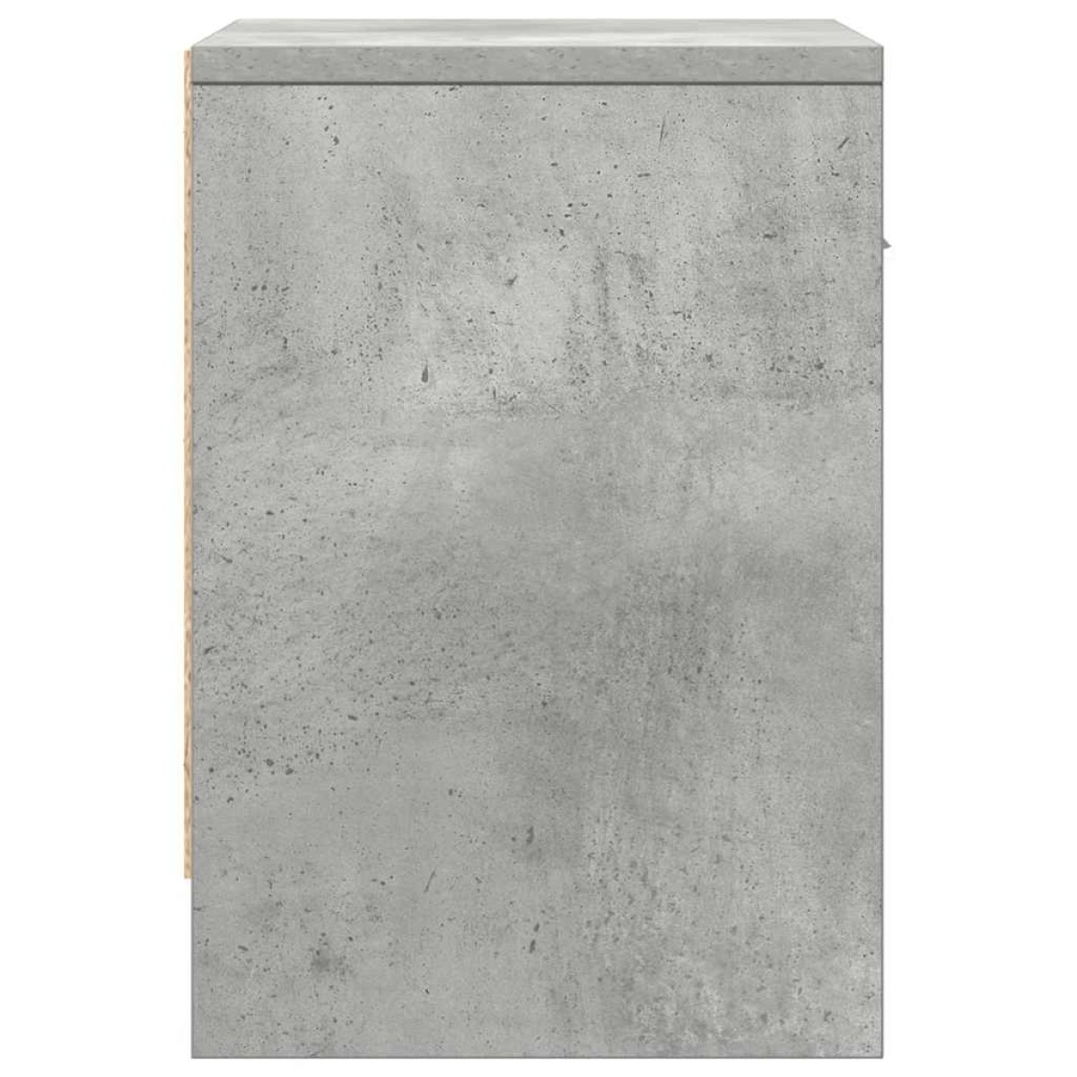 vidaXL Κομοδίνο με Συρτάρι Γκρι Σκυρόδεμα 39 x 28 x 41 εκ.