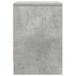 vidaXL Κομοδίνο με Συρτάρι Γκρι Σκυρόδεμα 39 x 28 x 41 εκ.