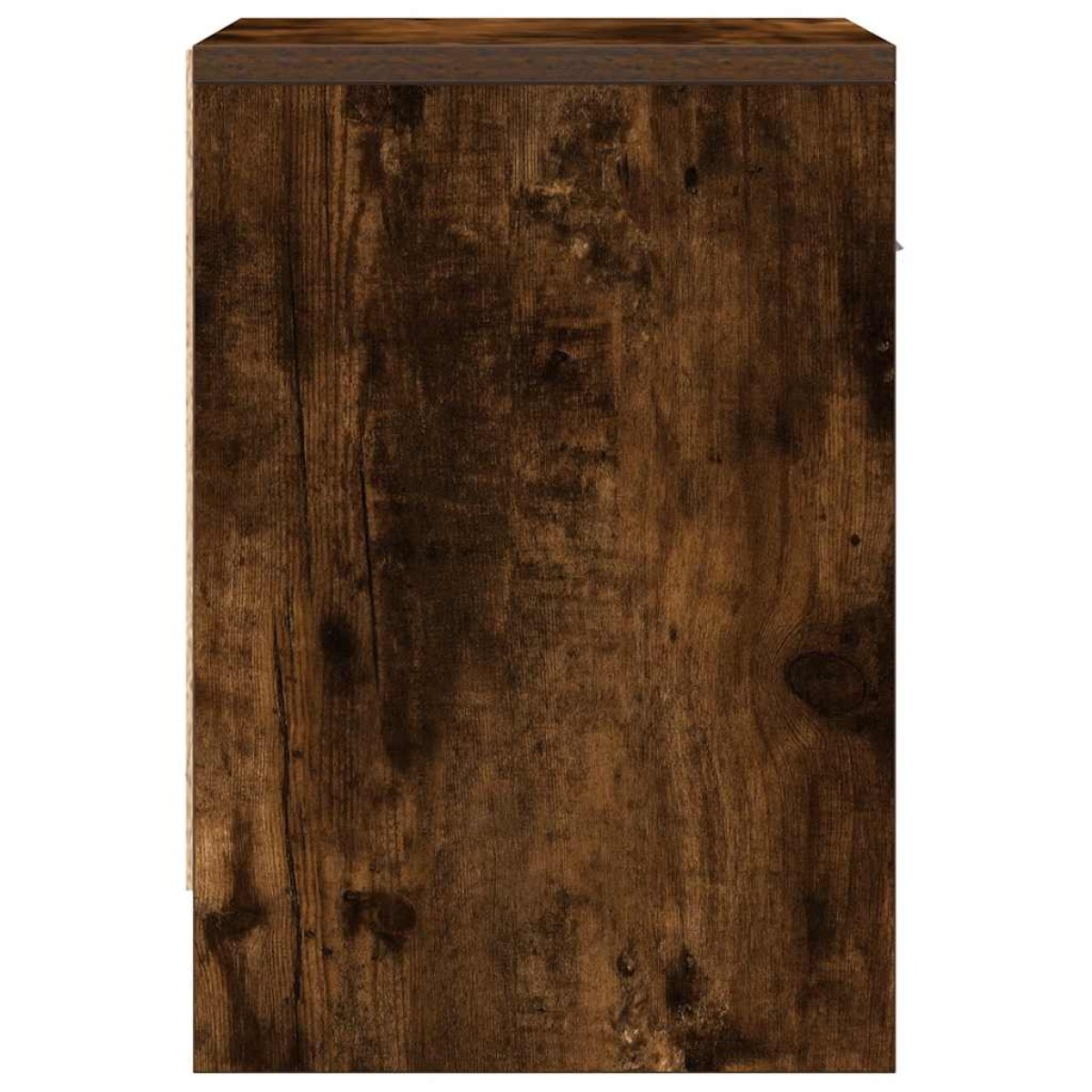 vidaXL Κομοδίνο με Συρτάρι σε Καπνιστή Δρυς 39 x 28 x 41 εκ.