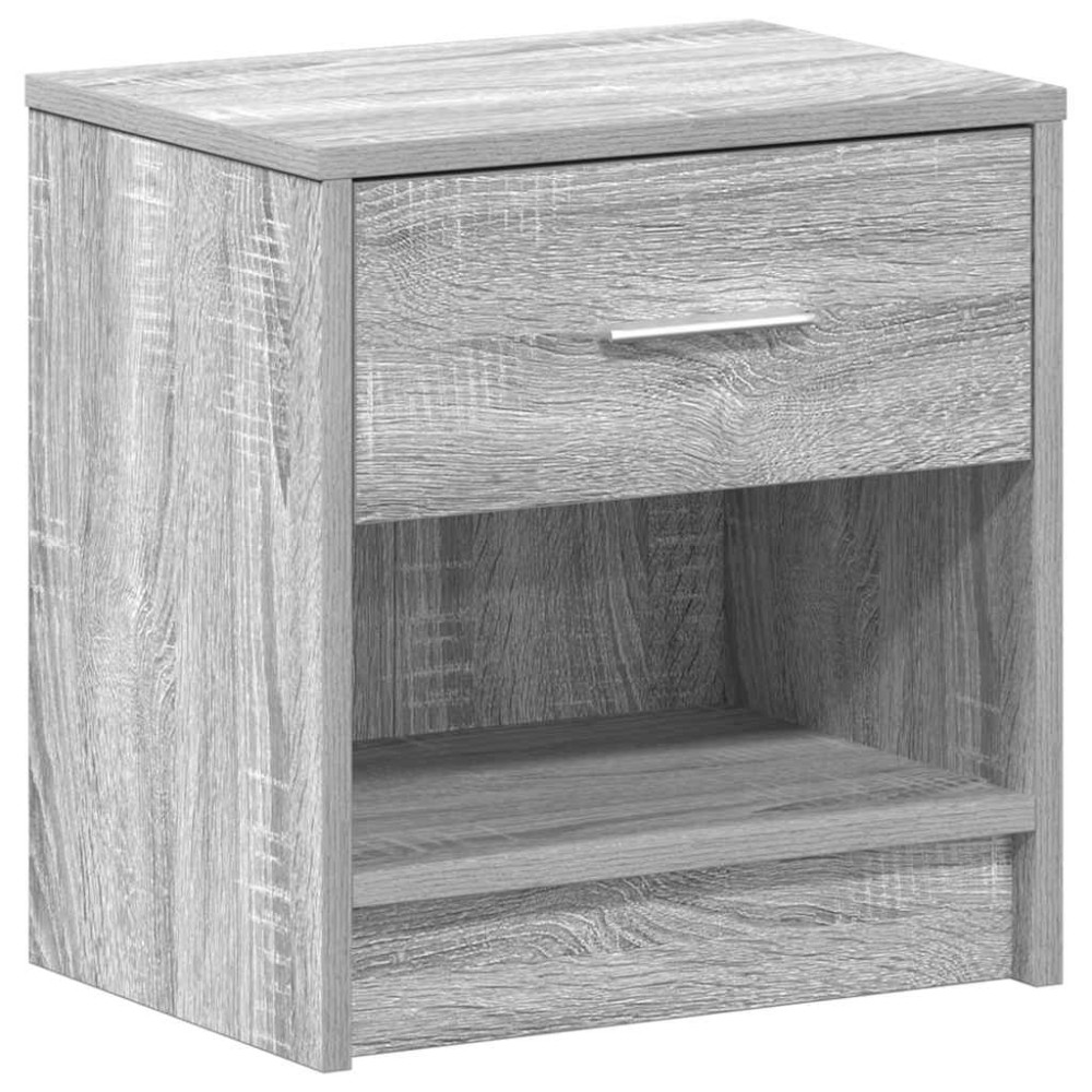 vidaXL Κομοδίνο με Συρτάρι Γκρι Sonoma 39 x 28 x 41 εκ.
