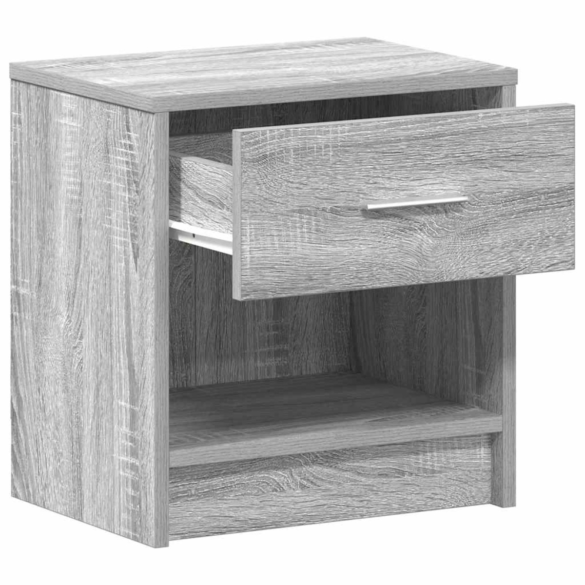 vidaXL Κομοδίνο με Συρτάρι Γκρι Sonoma 39 x 28 x 41 εκ.