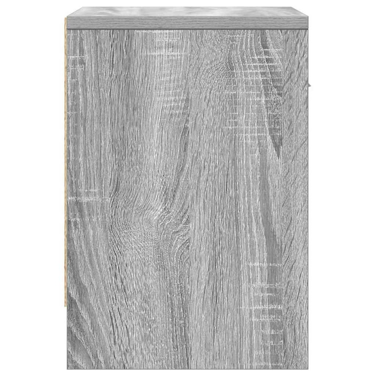 vidaXL Κομοδίνο με Συρτάρι Γκρι Sonoma 39 x 28 x 41 εκ.