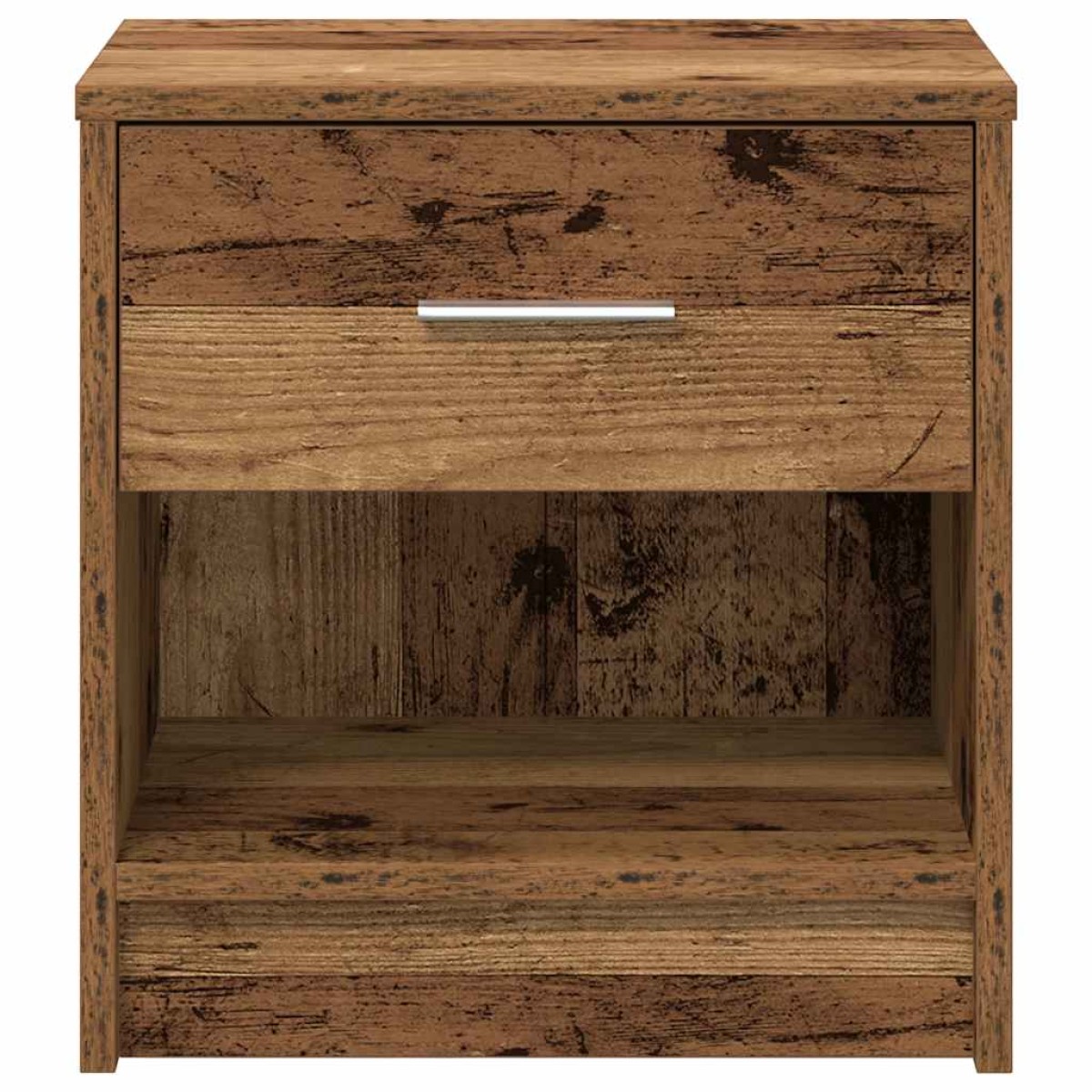 vidaXL Κομοδίνο με Συρτάρι από Παλιό Ξύλο 39 x 28 x 41 εκ.