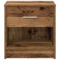 vidaXL Κομοδίνο με Συρτάρι από Παλιό Ξύλο 39 x 28 x 41 εκ.