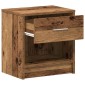 vidaXL Κομοδίνο με Συρτάρι από Παλιό Ξύλο 39 x 28 x 41 εκ.