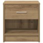 vidaXL Κομοδίνο με Συρτάρι σε Χρώμα Δρυός Artisan 39x28x41 εκ.