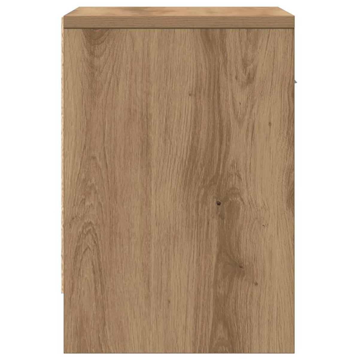 vidaXL Κομοδίνα 2 τεμ. με Συρτάρι Artisan Δρυς 39x28x41 εκ.
