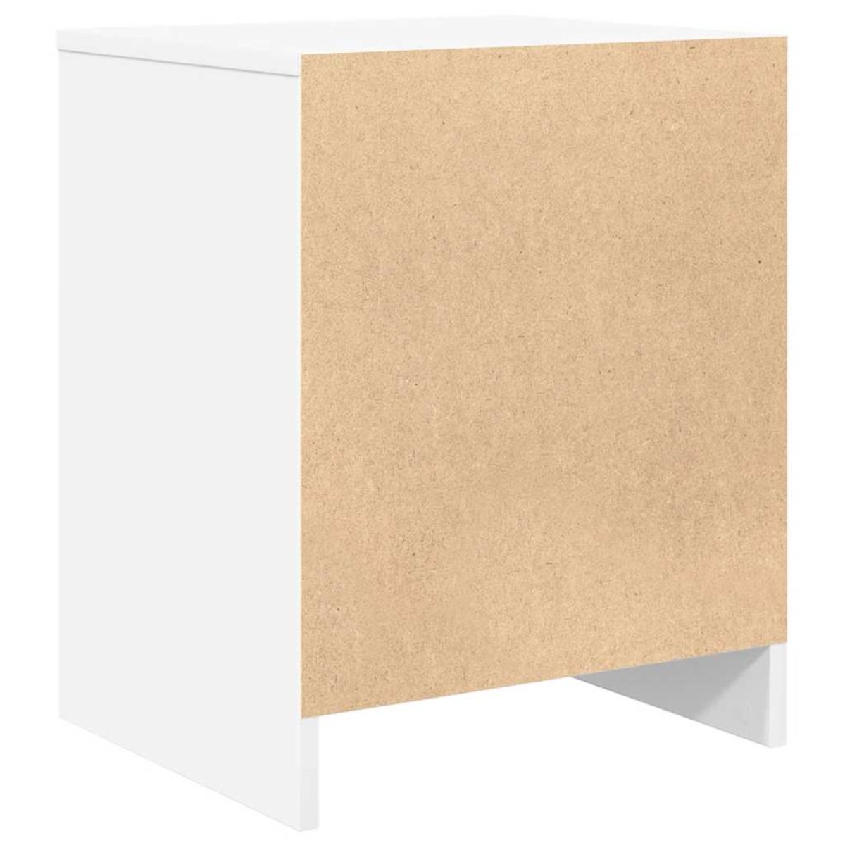vidaXL Κομοδίνο με Συρτάρι Λευκό 40x34x50 εκ.