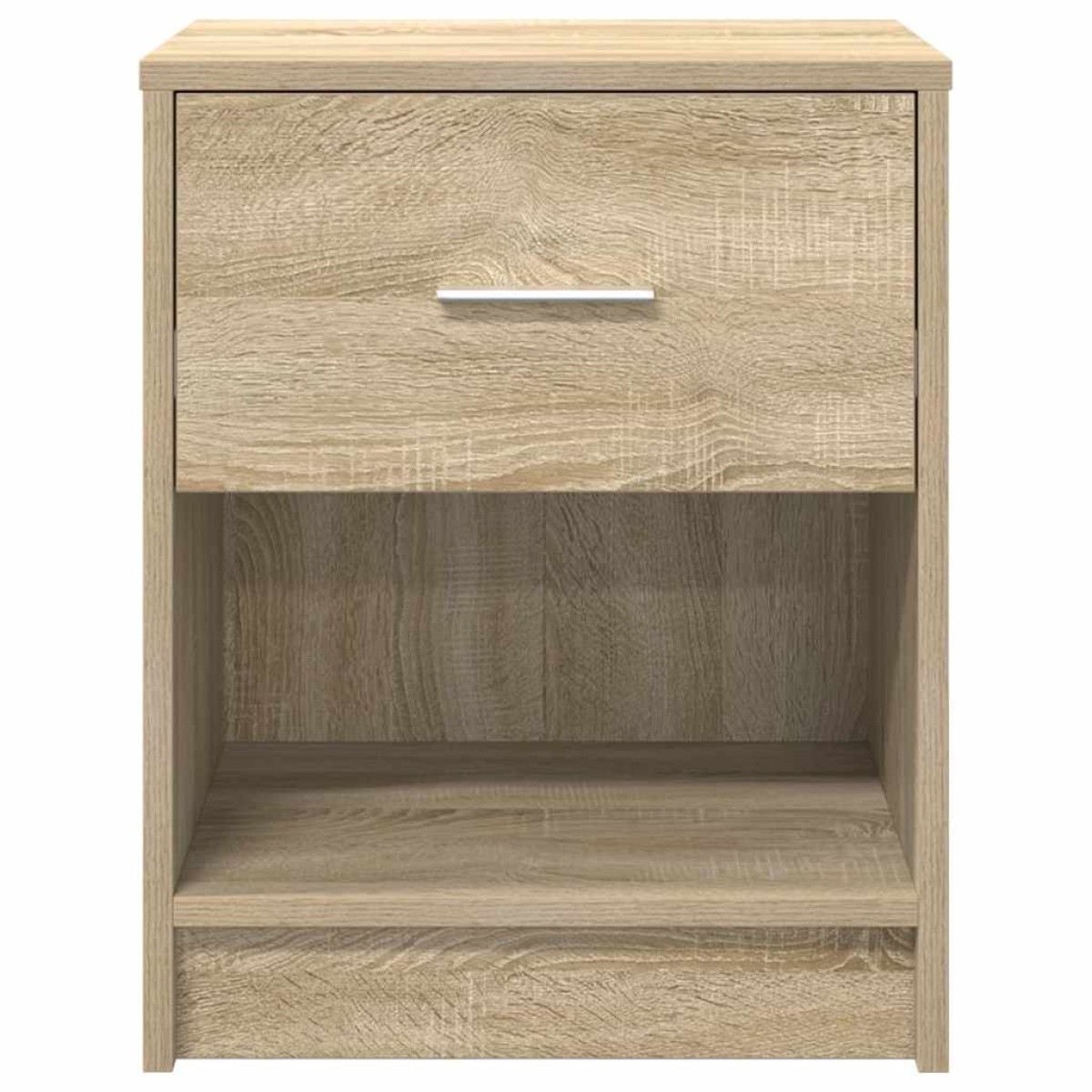 vidaXL Κομοδίνα 2 τεμ. με Συρτάρι, Χρώμα Sonoma Δρυς 40x34x50 εκ.