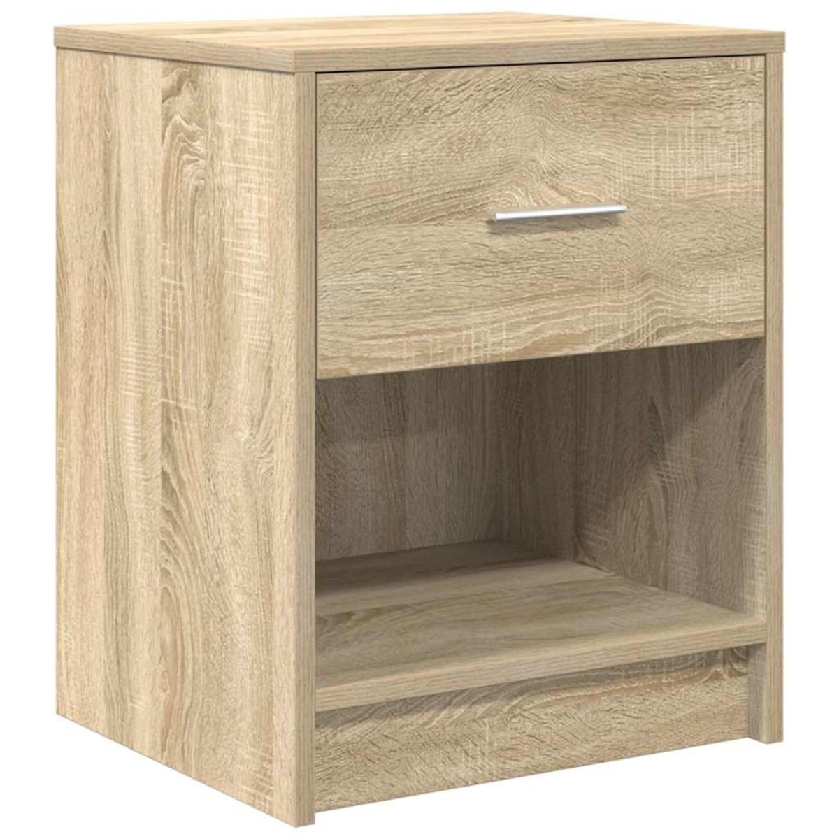 vidaXL Κομοδίνα 2 τεμ. με Συρτάρι, Χρώμα Sonoma Δρυς 40x34x50 εκ.
