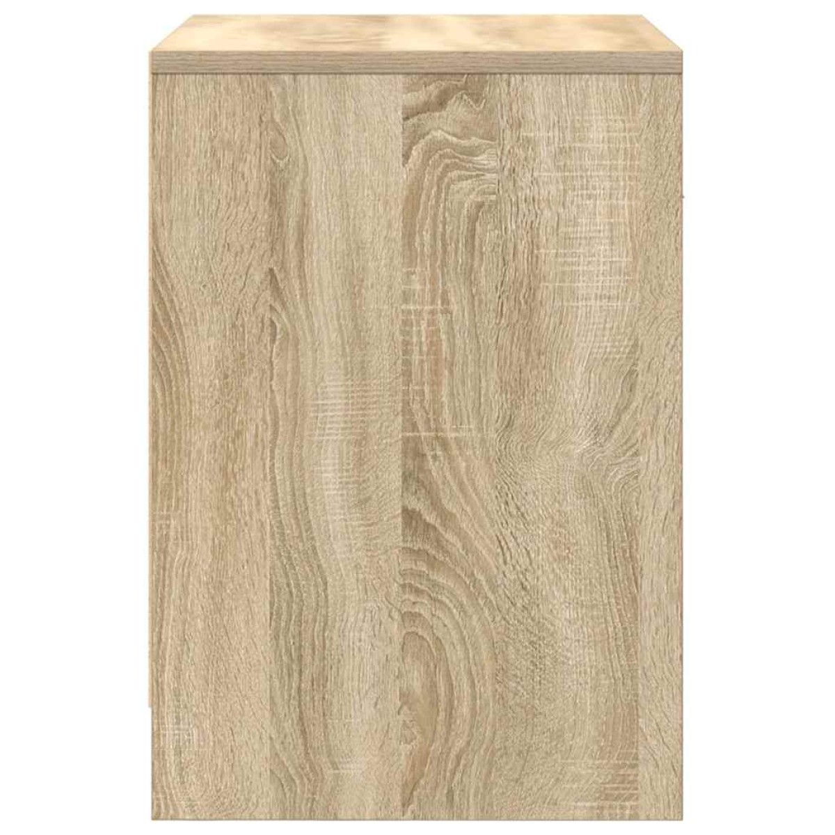 vidaXL Κομοδίνα 2 τεμ. με Συρτάρι, Χρώμα Sonoma Δρυς 40x34x50 εκ.