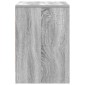 vidaXL Κομοδίνα 2 τεμ. με Συρτάρι Γκρι Sonoma 40x34x50 εκ.