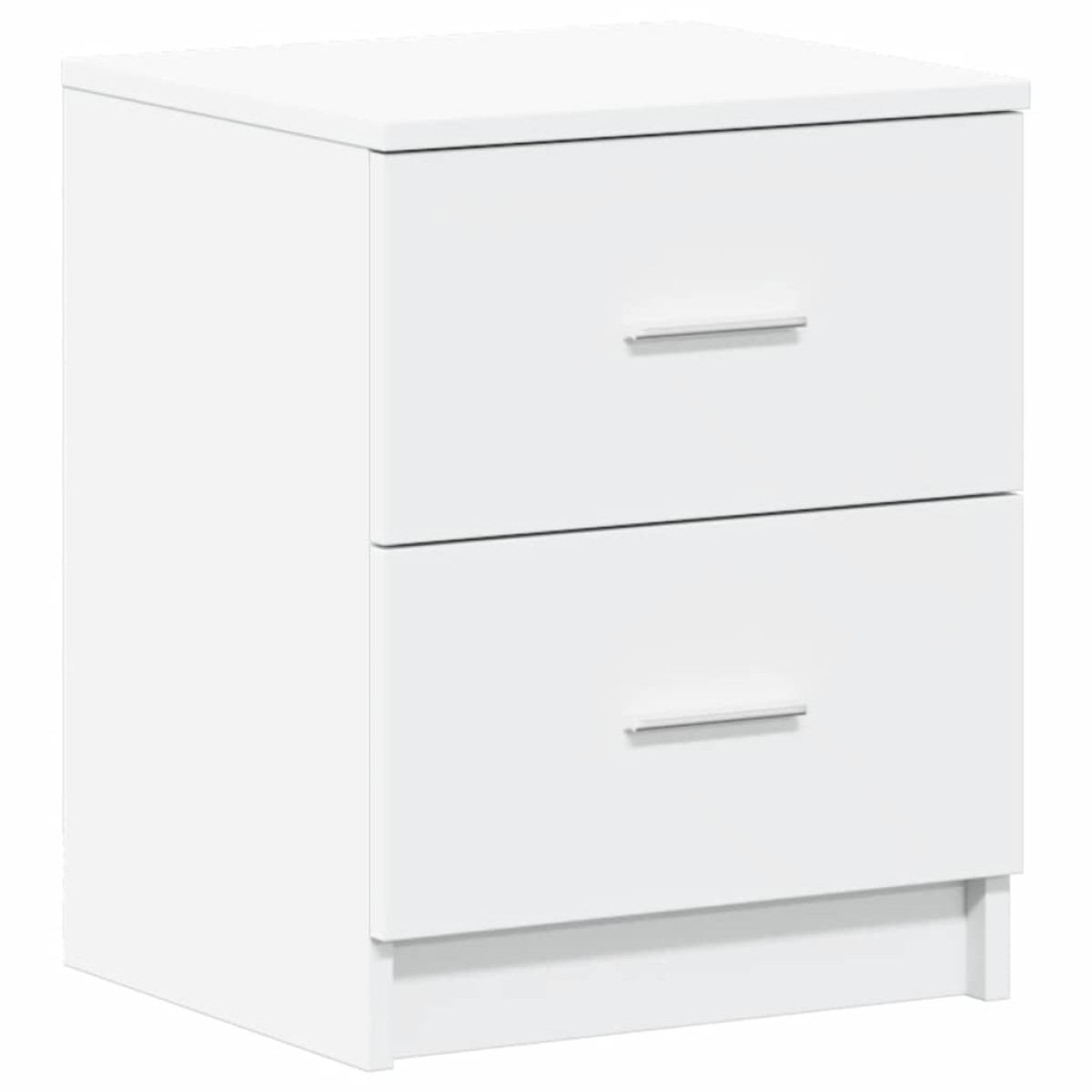 vidaXL Κομοδίνο με 2 Συρτάρια Λευκό 40x36x50 εκ.
