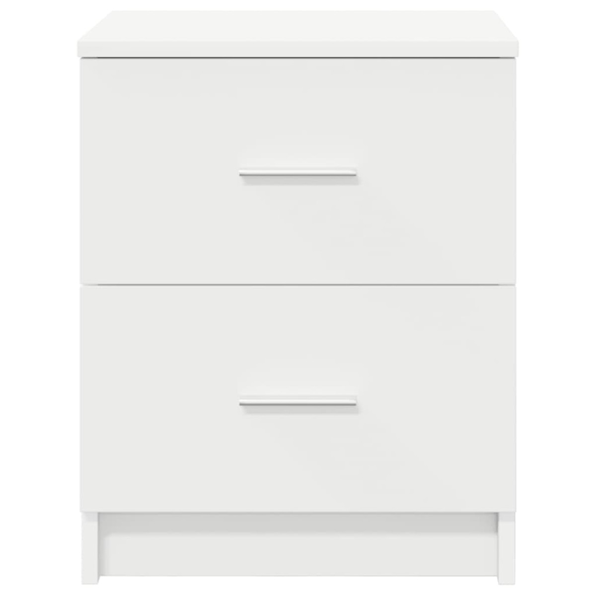 vidaXL Κομοδίνο με 2 Συρτάρια Λευκό 40x36x50 εκ.