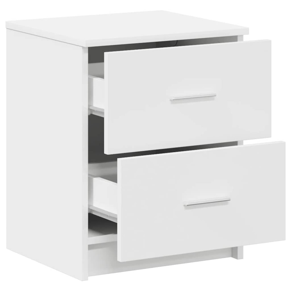 vidaXL Κομοδίνο με 2 Συρτάρια Λευκό 40x36x50 εκ.