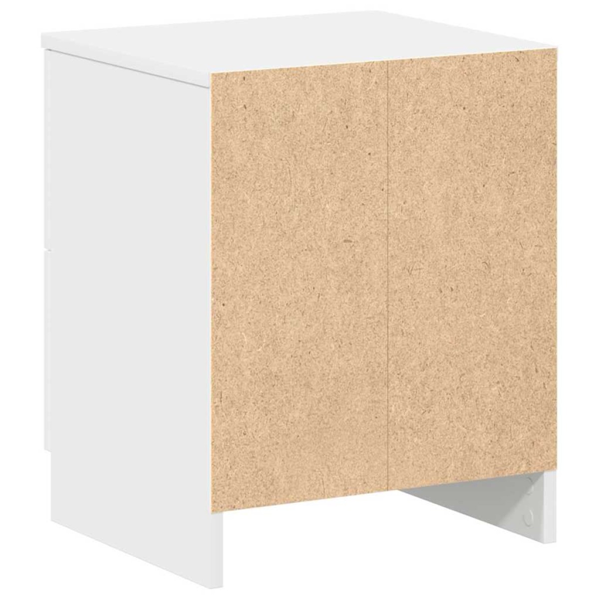 vidaXL Κομοδίνο με 2 Συρτάρια Λευκό 40x36x50 εκ.